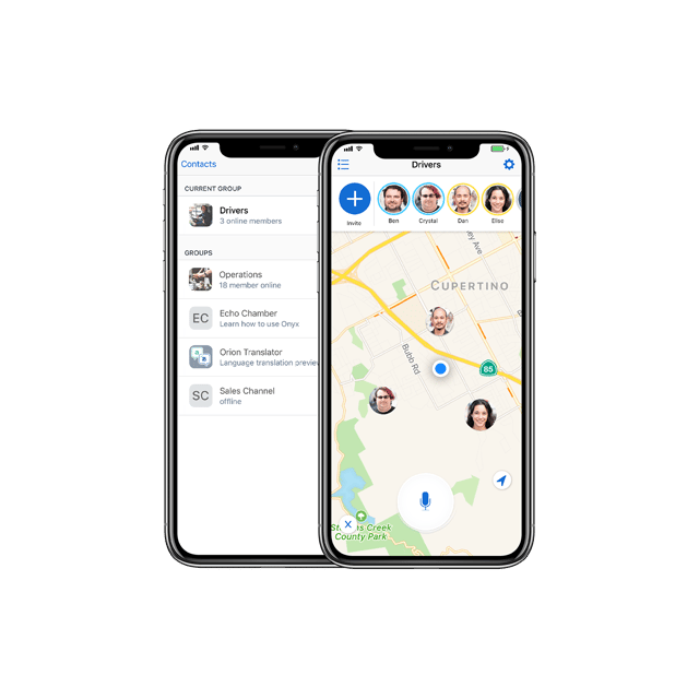 Orion App Talk screen shot on iPhone X Orion App Talk screen shot on iPhone X