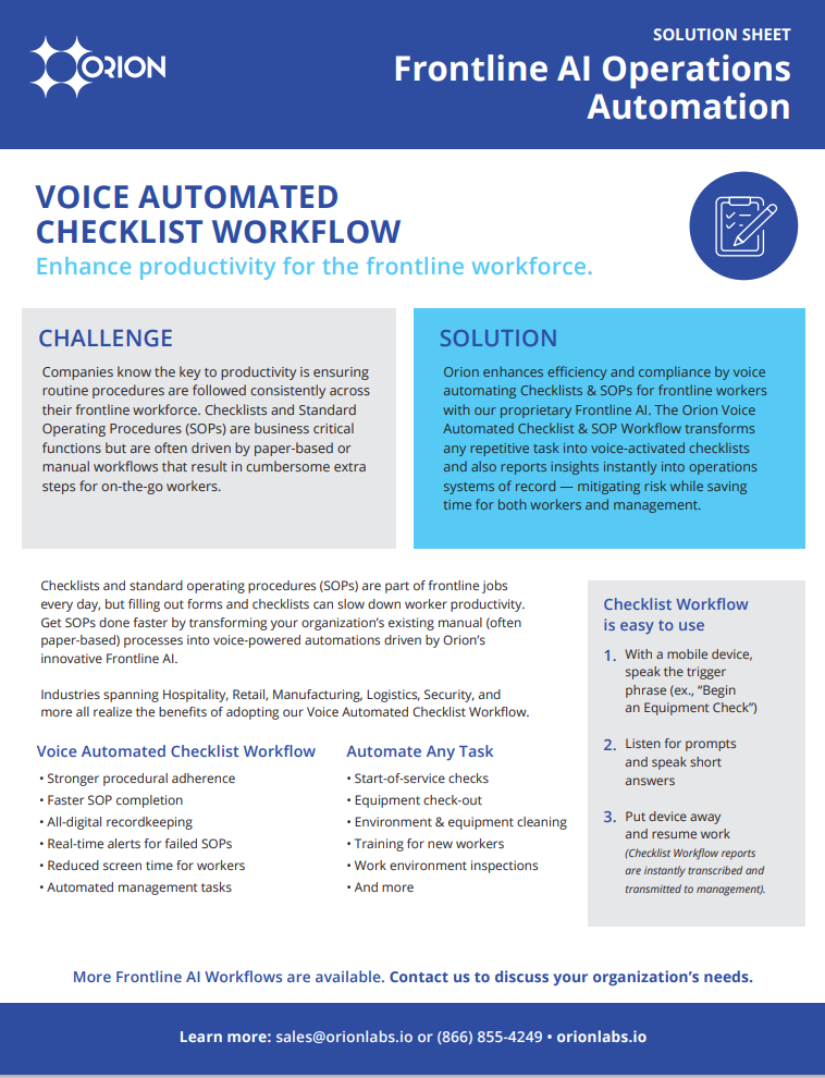 voice automated checklist image 2023 voice automated checklist image 2023